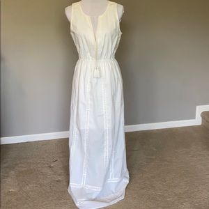 NWT Lovestitch boho white cotton maxi Dress